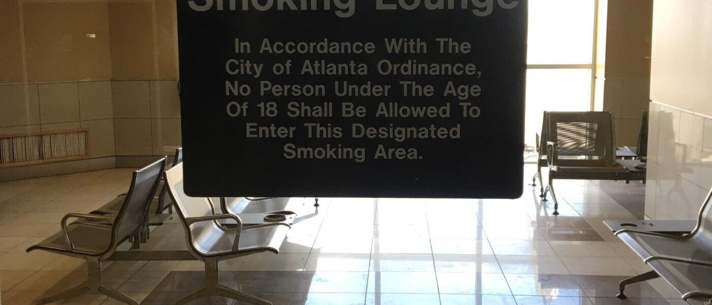 Atlanta Airport Smoking Area