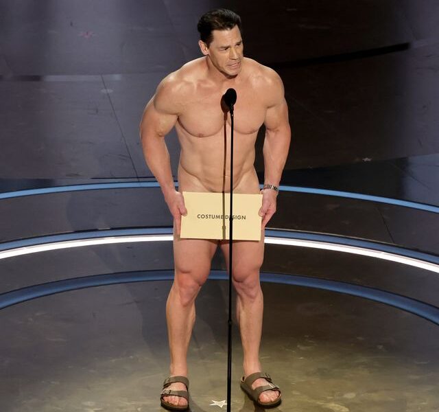 Why was John Cena Naked at the Oscars