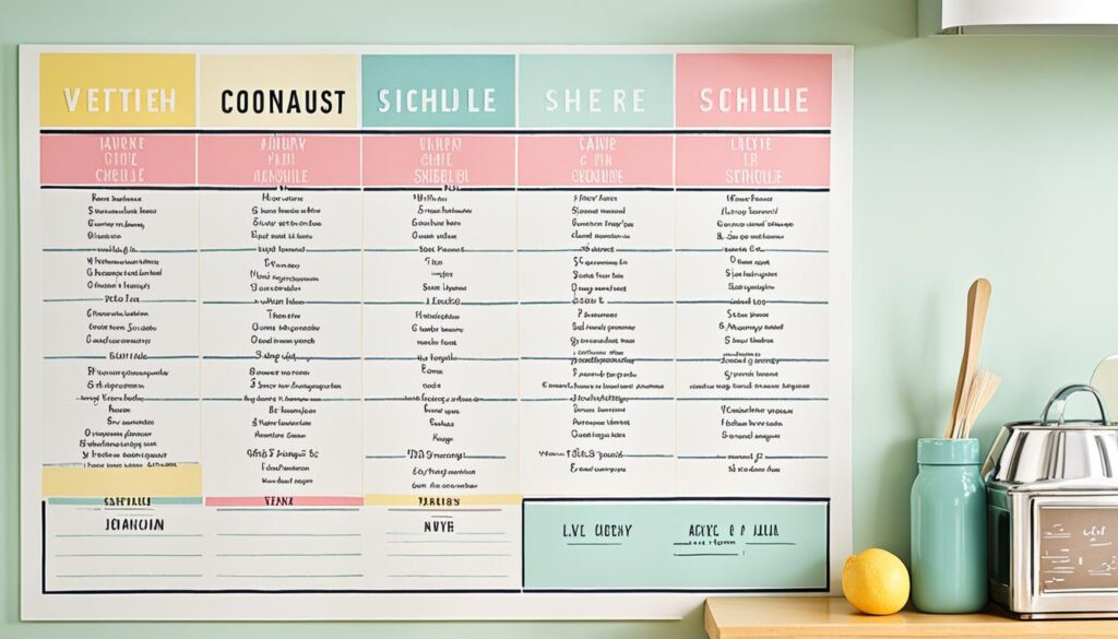 1950s Housewife Schedule