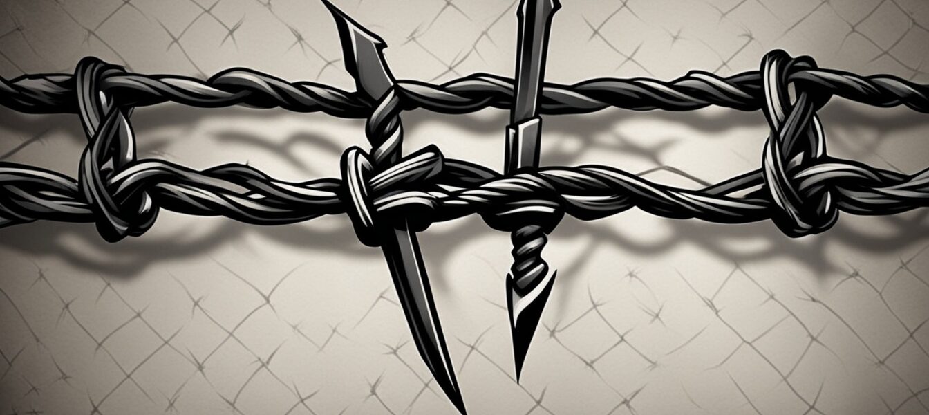 barbed wire tattoo meaning