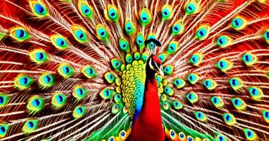 red peacock