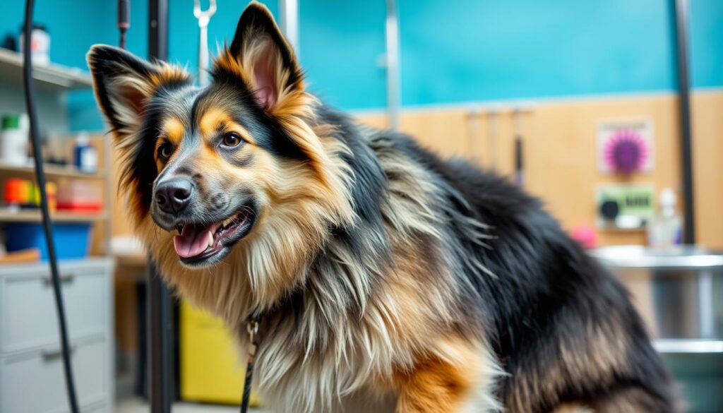 German Shepherd Australian Shepherd mix grooming