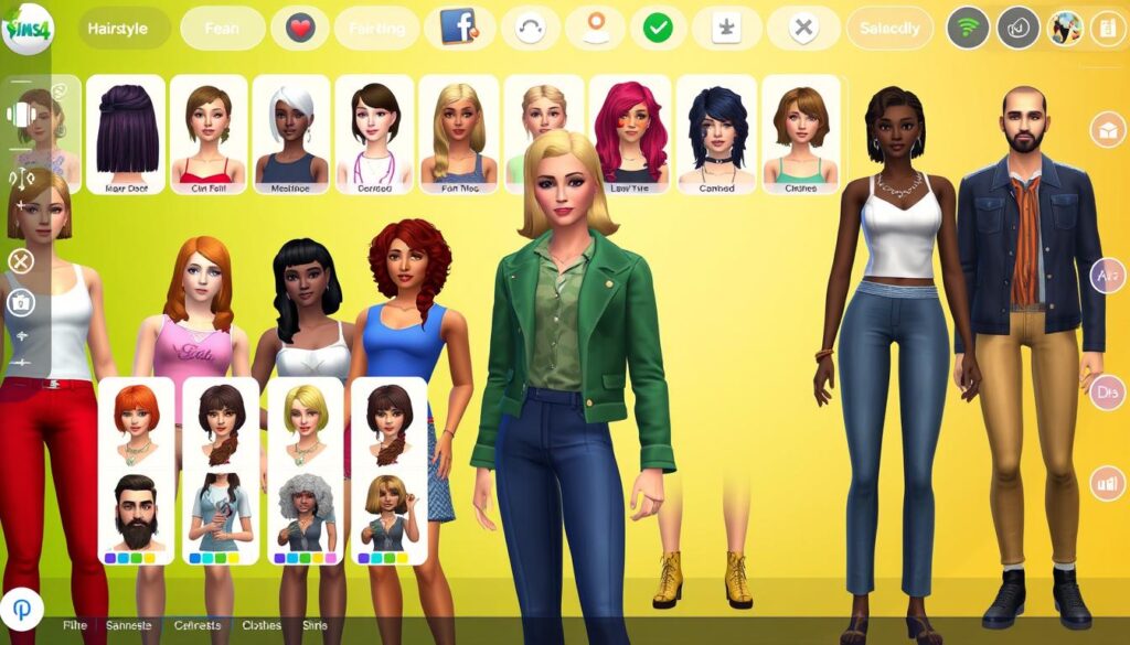 Sims 4 CAS Customization