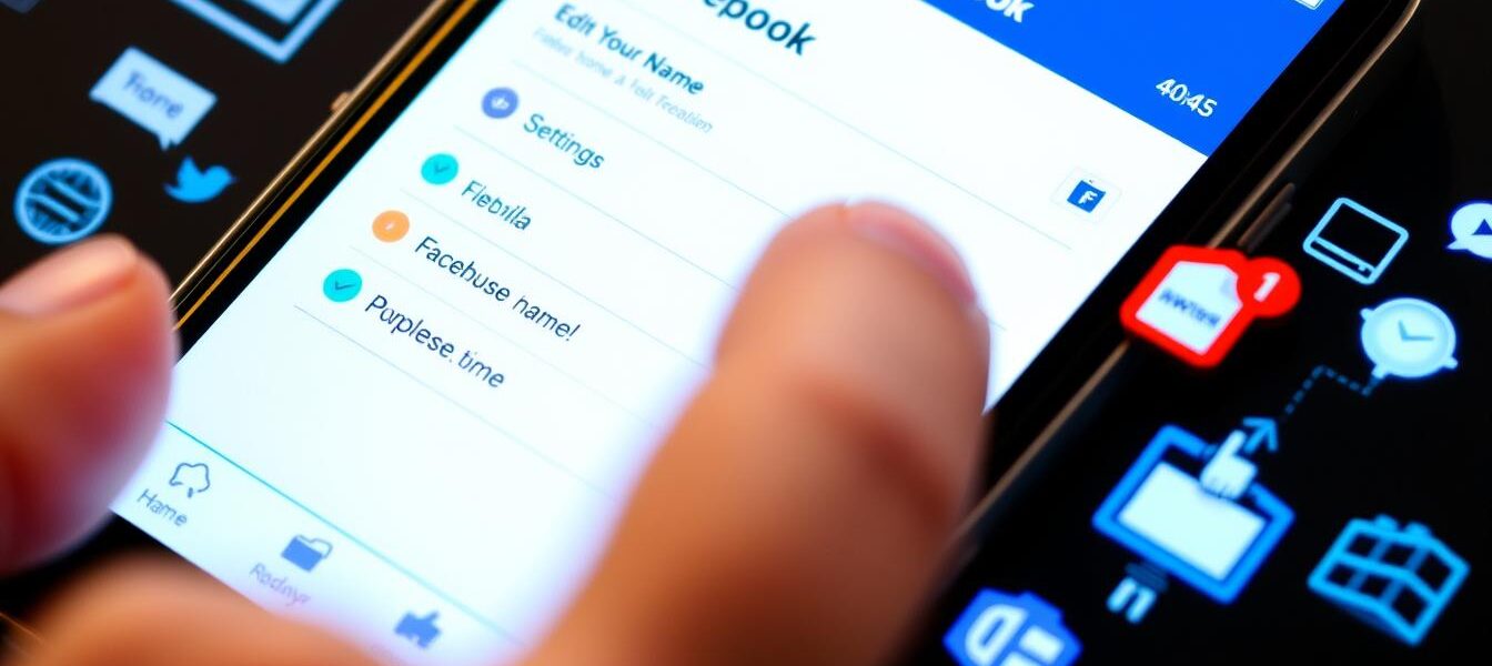 edit name on facebook