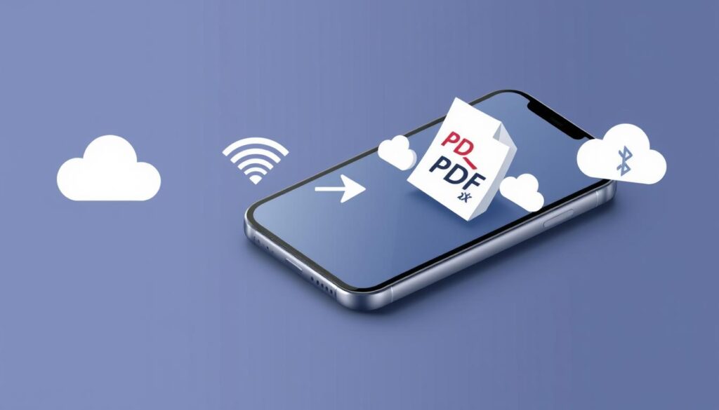 iPhone PDF sharing and exporting