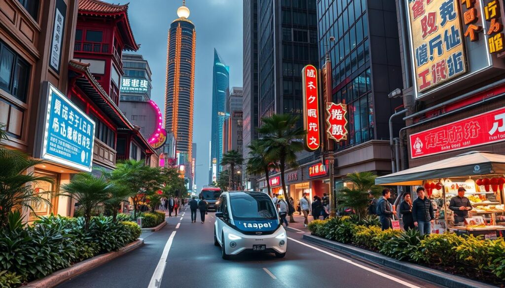 Self-driving gharry in Taipei