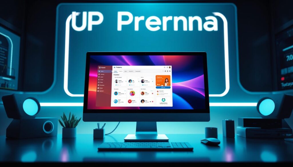 UP Prerna Portal Navigation