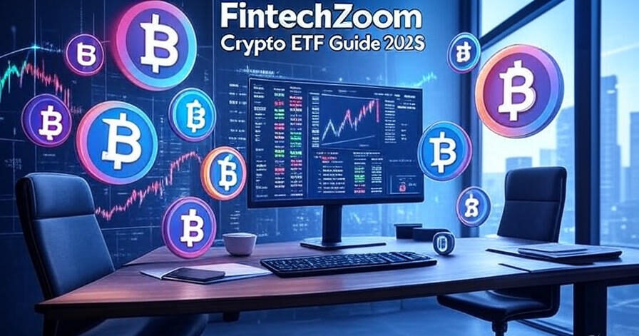 FintechZoom.com crypto ETF investing guide 2025 illustration