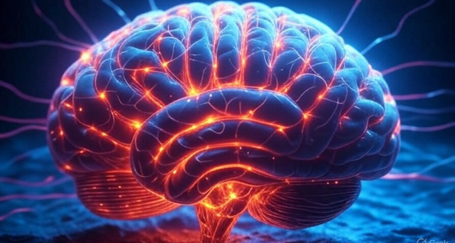 Wunonovzizpimtiz illustration of brain merging with AI circuits