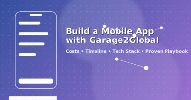 Mobile app planning with Garage2Global