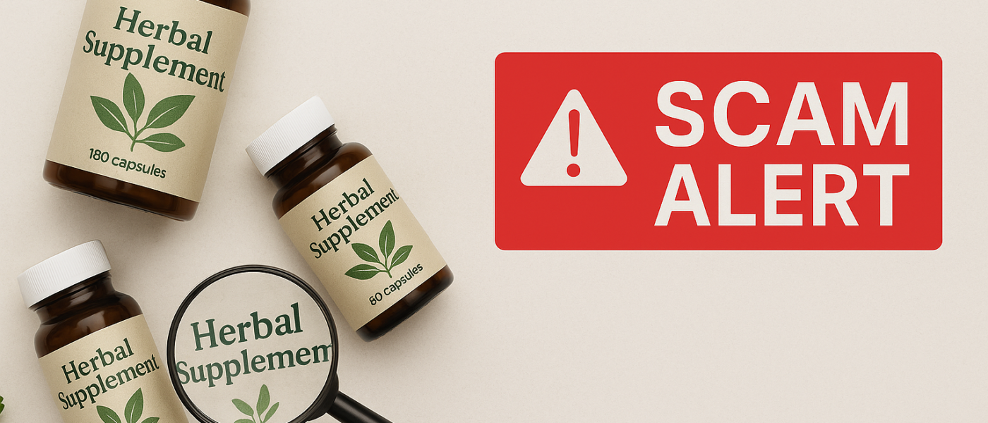 Herbciepscam herbal supplement scam guide