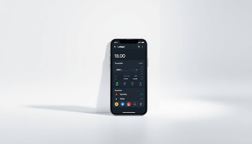 Ledger Live crypto wallet interface